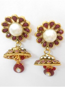 Polki Earrings